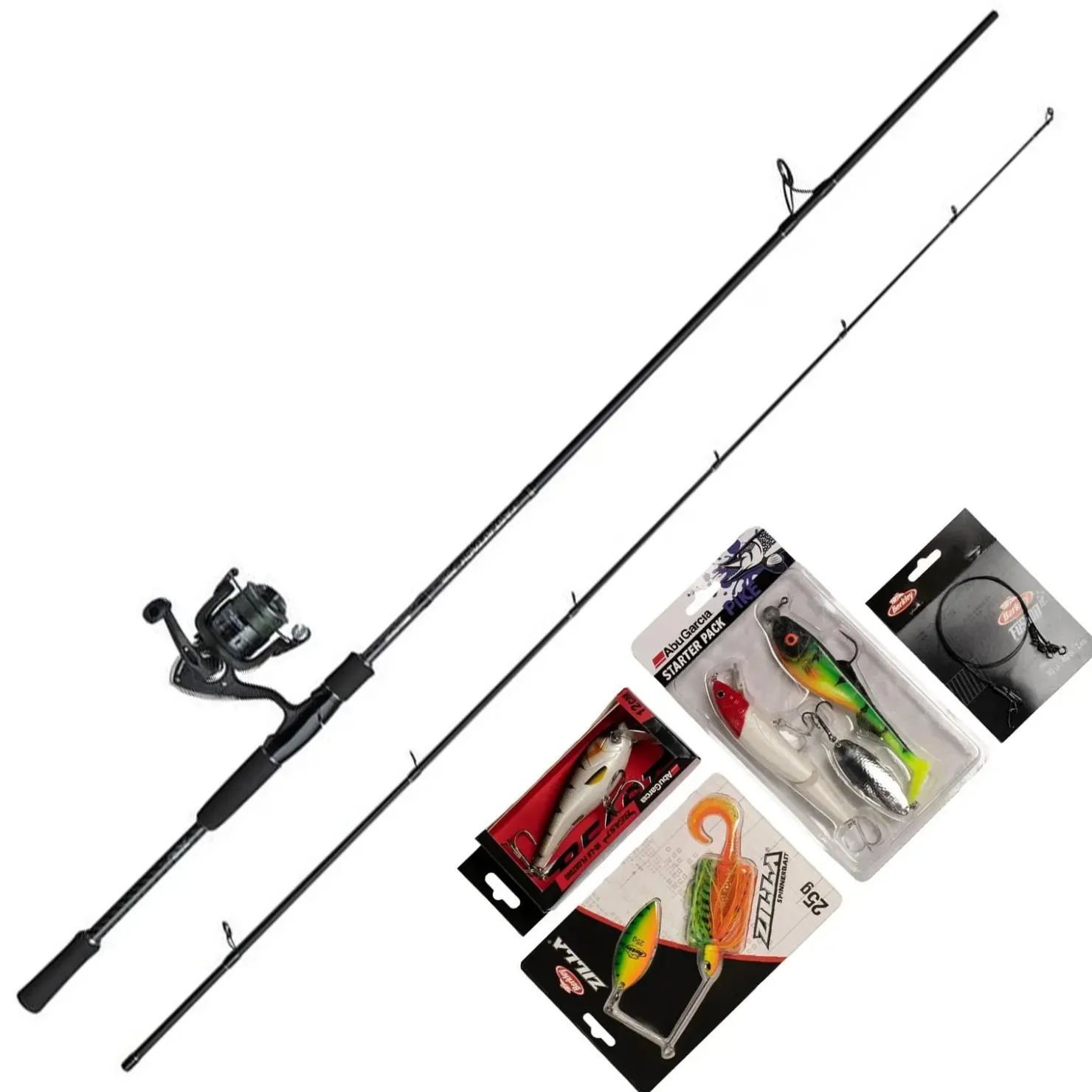 Abu Garcia Fast Attack Pro 210 5-21g Perch Komplett-Angelset| Angelcombo Raubfisch