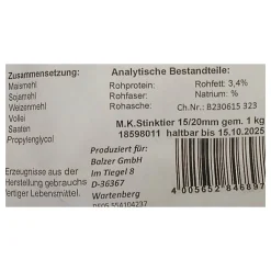 Balzer Matze Koch Booster Balls Stinktier Fisch/Knoblauch Boilies Weiß 1kg Special Edition Boilies| Boilies & Pop-Ups|Boilies & Pop-Ups