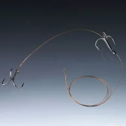 Matze Koch Balzer Drilling RIG Doppel-Drilling System mit verschiebbarem Haken für Köderfisch Gr.2| Stahlvorfach Systeme|Stahlvorfach Mit Haken