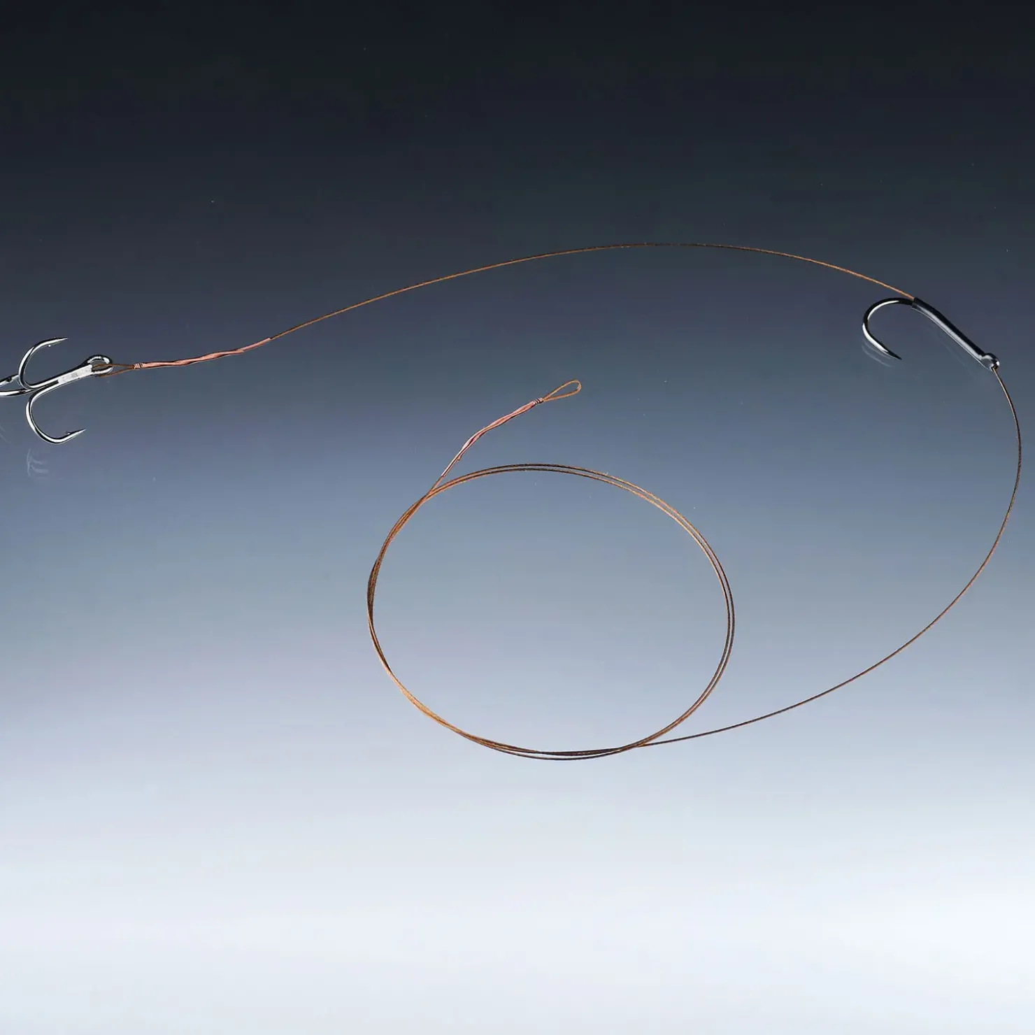 Matze Koch Balzer Einzel/Drill-Syst Kombi Rig für Köderfisch Gr.4| Stahlvorfach Systeme|Stahlvorfach Mit Haken