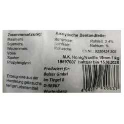 Balzer Matze Koch Honig/Vanill15mm Booster Balls Boilies| Karpfenfutter|Boilies & Pop-Ups