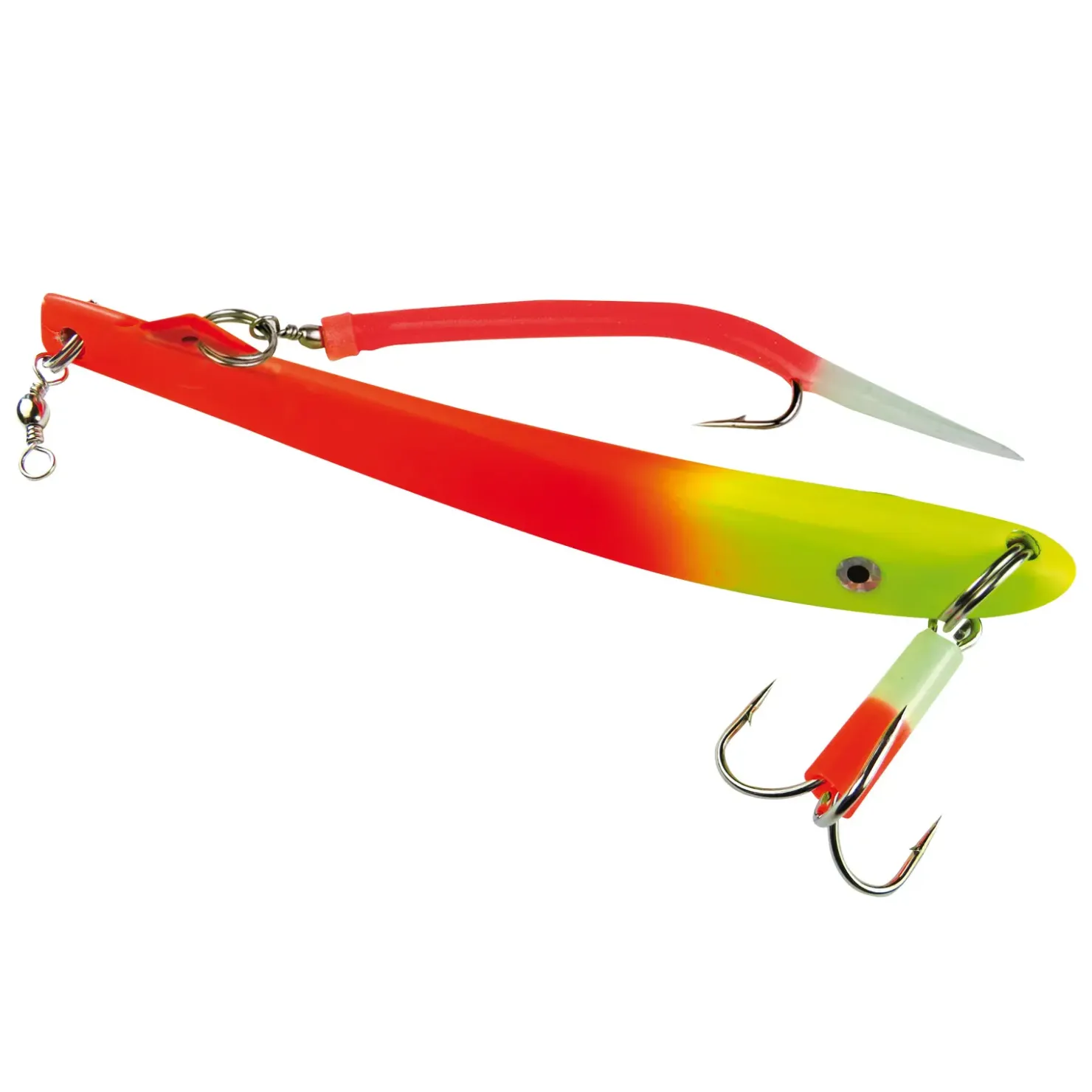 Behr Bananen Pilker mit Gummi-Makk 200g| Dorsch Pilker|Norwegen Angelköder