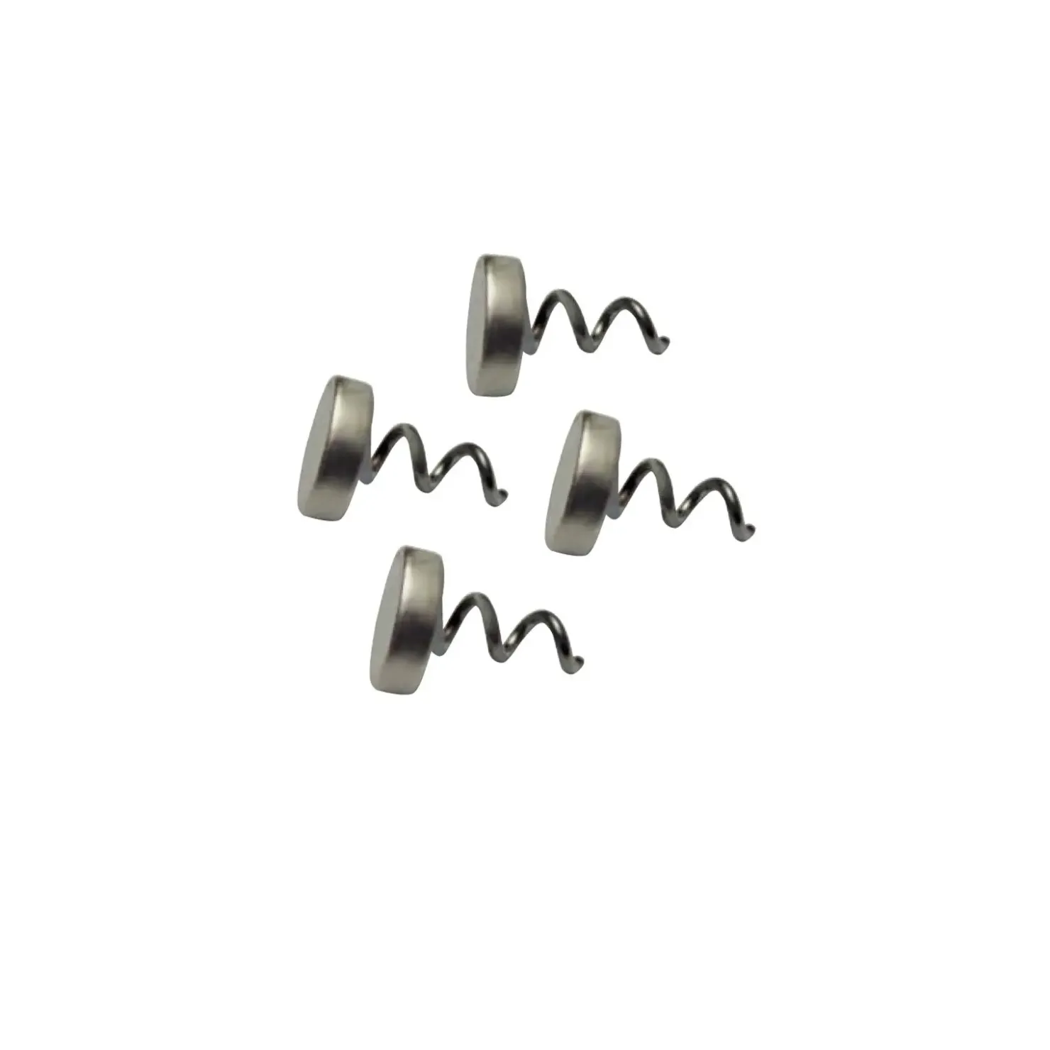 Behr NLC Spiral-Magnet – Gummifisch-Magnet-Haken System 4 Stück| Stahlvorfach Zubehör|Stinger Kurzvorfach