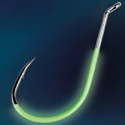 Behr Power-Haken selbstleuchtend Gr. 6/0 5 Stück / Pack Angelhaken| Meereshaken|Spezialhaken