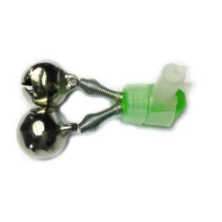 Behr Signal Doppel Glöckchen Plastik Aalglocke| Angelzubehör Kleinteile|Mechanische Bissanzeiger