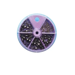 Behr Tönchenwirbel Set mit Karabiner 30 Teile| Sets Spinnfischen|Sets Feederangeln Und Co