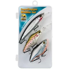 Behr Zander Hecht 3 Stück Wobbler Set| Sets Spinnfischen|Hecht Wobbler