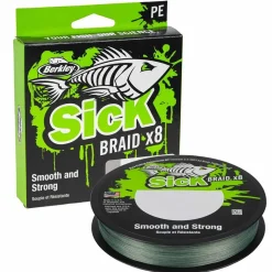 Berkley Sick Braid 0,10mm Geflochtene Angelschnur Wunschlänge| Angelschnur Meterware