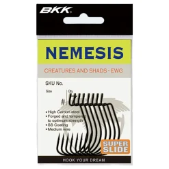BKK Nemesis Superslide 4/0# Offsethaken| Offset Haken|Drop Shot Haken