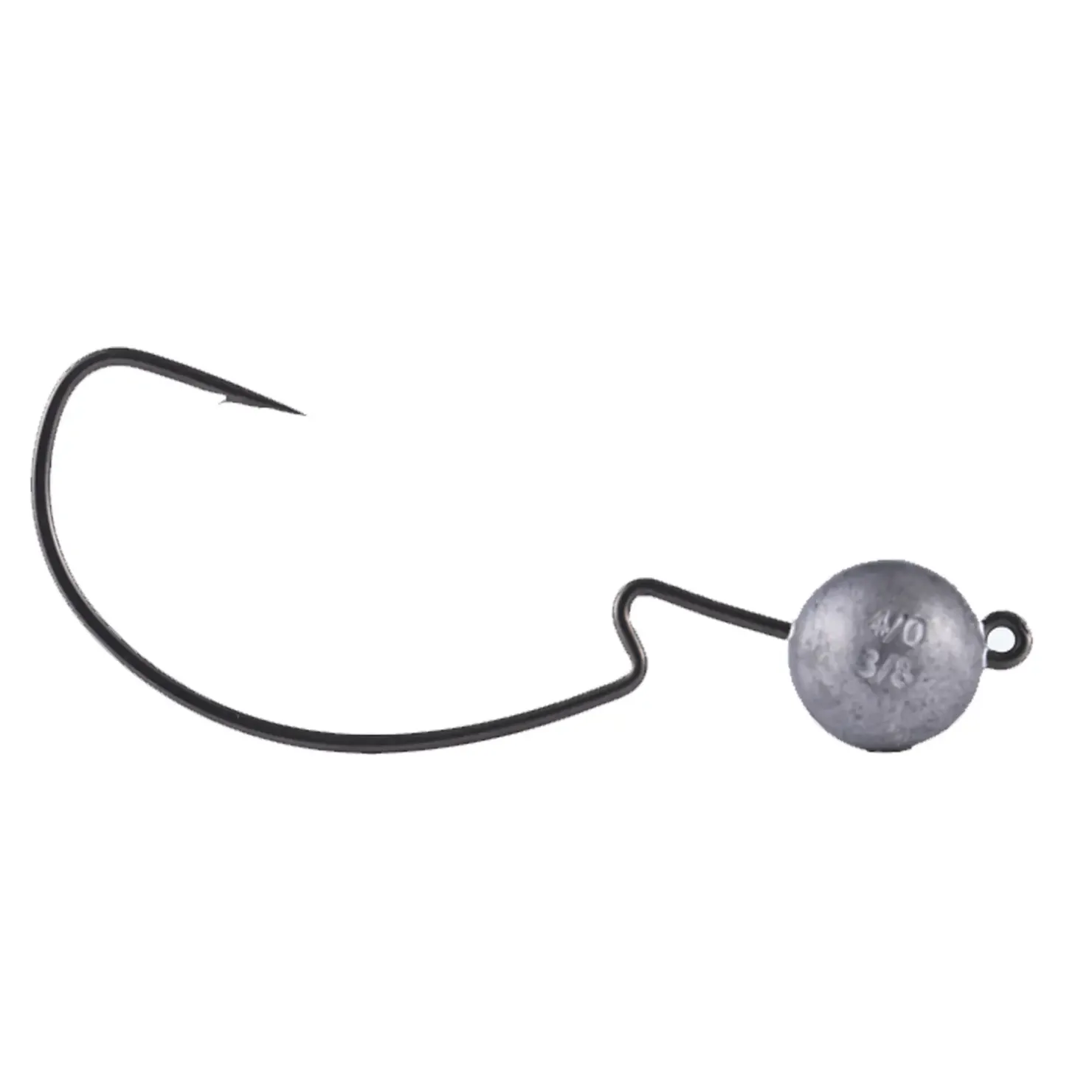 BKK Silent Chaser-1X-EWG Round Head 4/0# 21g Jig-Offsethaken| Raubfischhaken|Jigköpfe