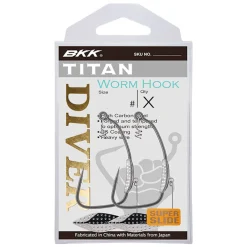 BKK Titan Diver Superslide 3/0# Offsethaken| Offset Haken|Drop Shot Haken