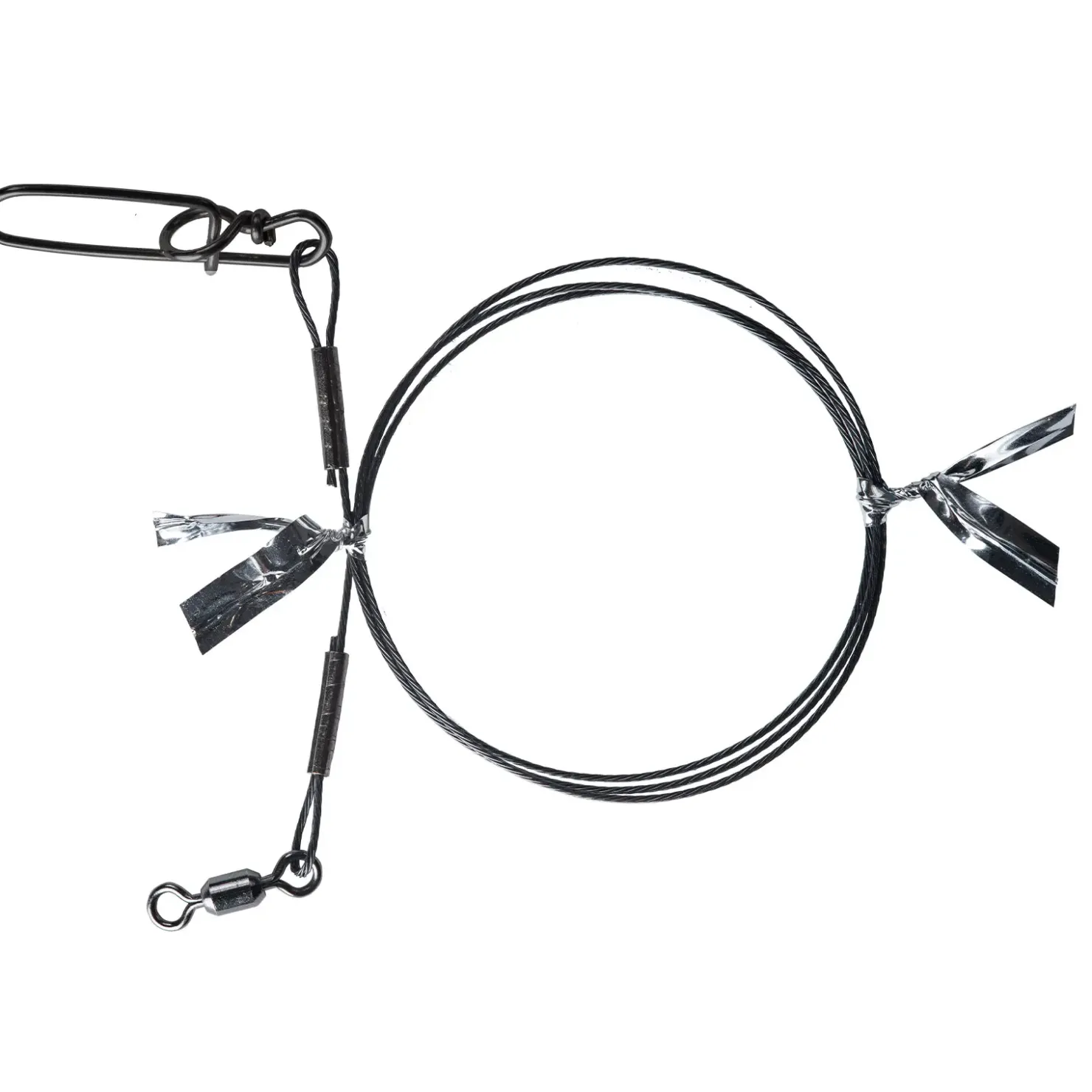 BKK 7x7 Wire leader HD Pike Snap 40cm 18kg Stahlvorfach| Stahlvorfach Für Kunstköder|Stahlvorfach Für Kunstköder