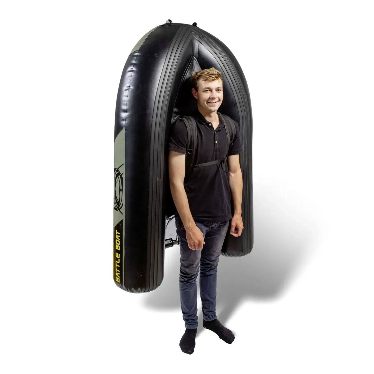 Black Cat Battle Boat Belly Boot| Belly Boat|Belly Boat