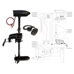 Black Cat Elektro-Außenbordmotor BC 2400| Belly Boot Zubehör|Black Cat Motoren