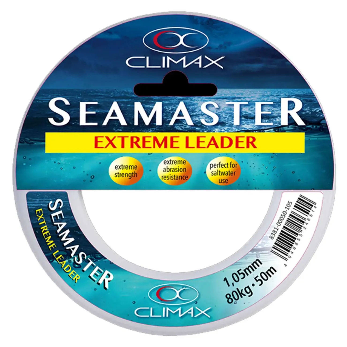 Climax Seamaster Extreme Leader 35m 1,60mm Fluorocarbon-Vorfach| Meeresangeln Vorfach|Fluorocarbon Vorfach