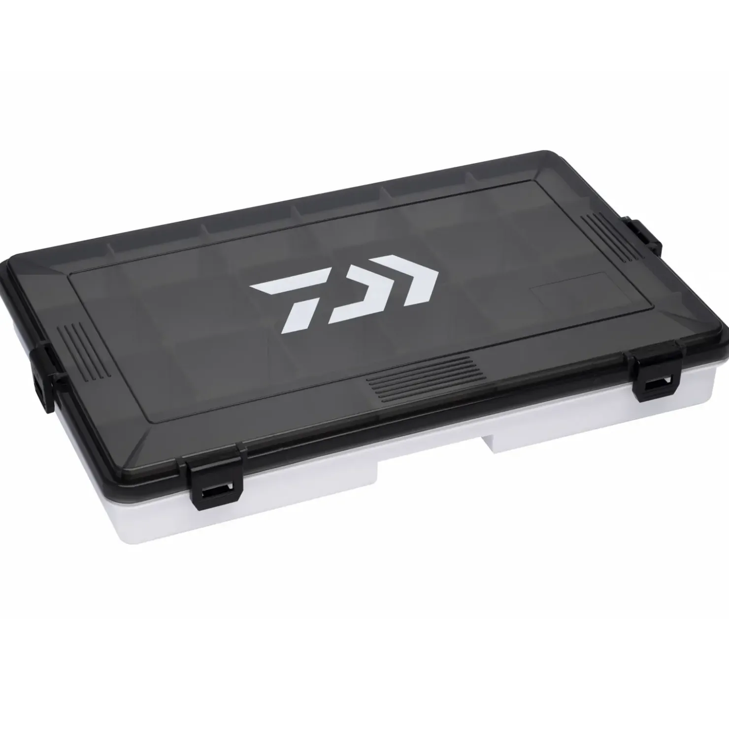 Daiwa D-BOX LR Smoke 34.4x21.5 x 4.8 Köderbox| Angelboxen & Köderboxen