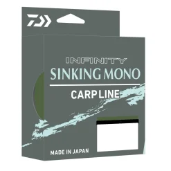 Daiwa Infinty Sinking Mono 0.285mm - 500m OLIVE monofile Karpfenschnur| Karpfen Schnur|Karpfen Schnur