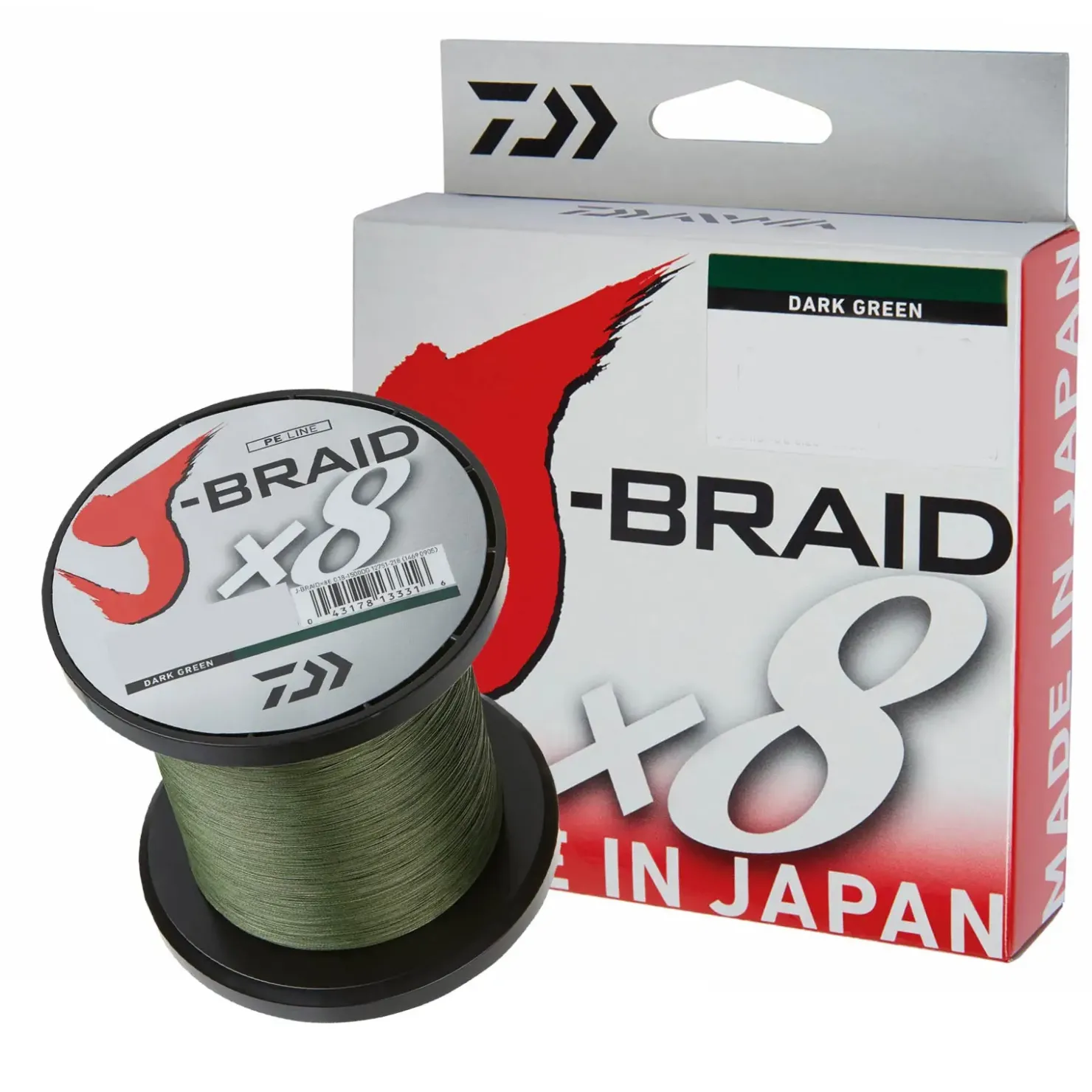 Daiwa J-Braid X8 0.28mm-300m Geflochtene Schnur| Geflochtene Angelschnur
