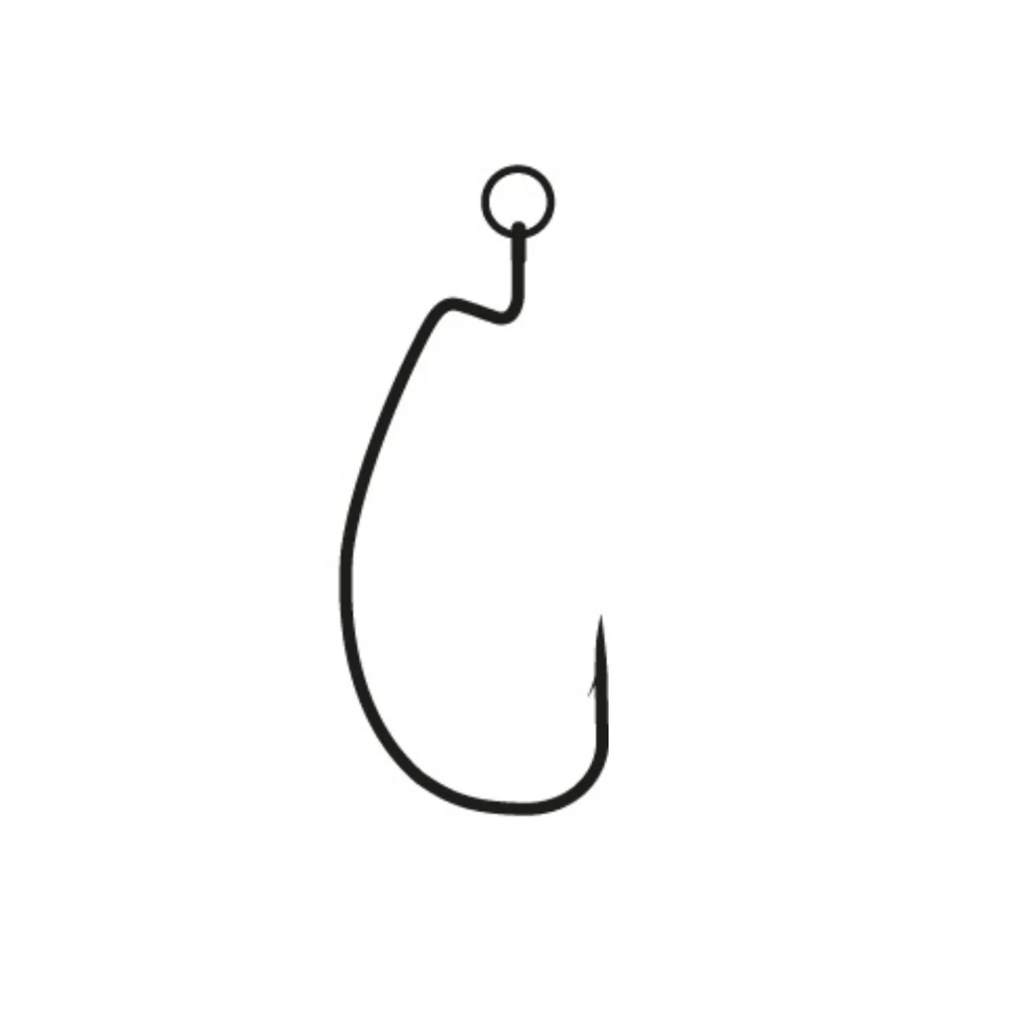 Daiwa Steez Worm Hook Wide Offset #3/0 Einzelhaken| Drop Shot Haken|Offset Haken