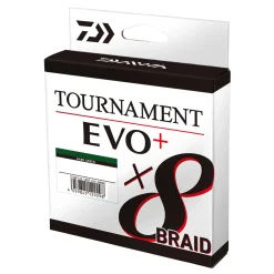 Daiwa Tournament X8 Braid EVO+ 0,14mm Meterware geflochtene Angelschnur| Geflochtene Angelschnur|Angelschnur Meterware