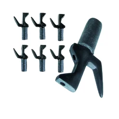 Jenzi Dega Kunststoff-Clip für Brandungs-Montagen 10Stk.| Brandungsangeln Zubehör|Angelset Brandungsangeln - Zubehör