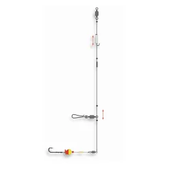 Jenzi Dega Pro Expert Durchlauf-System 0,70/40mm Größe 1 Brandungsvorfach gebunden| Brandungsangeln Vorfach