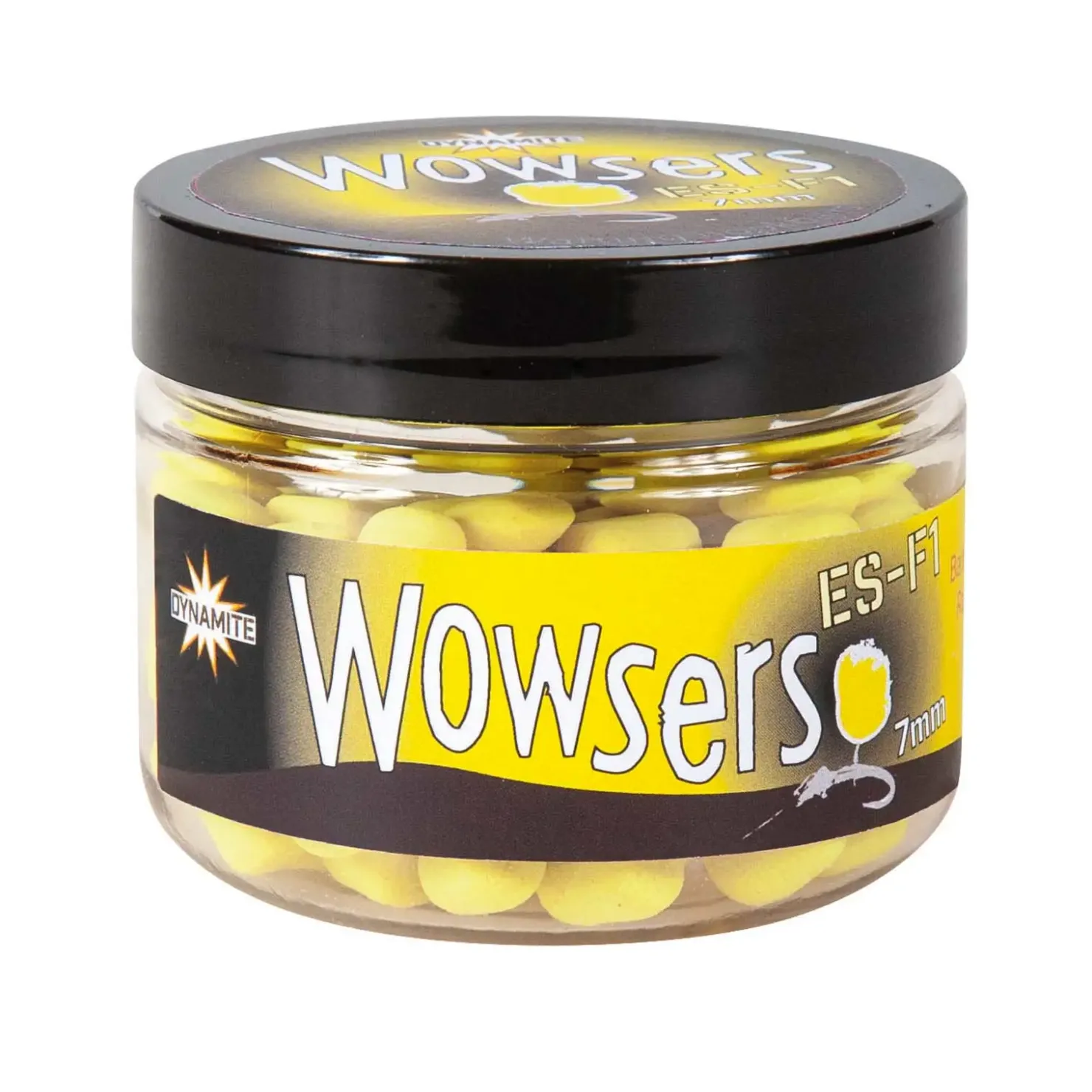 Dynamite Baits Dynamite Wowsers Hig Vis Wafters Hookbait Yellow F1 Sweet 7mm 45g Karpfenköder| Karpfenfutter|Boilies & Pop-Ups