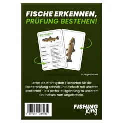 Fishing King Fishing-King Fisch-Lernkarten| Angelzubehör Kleinteile