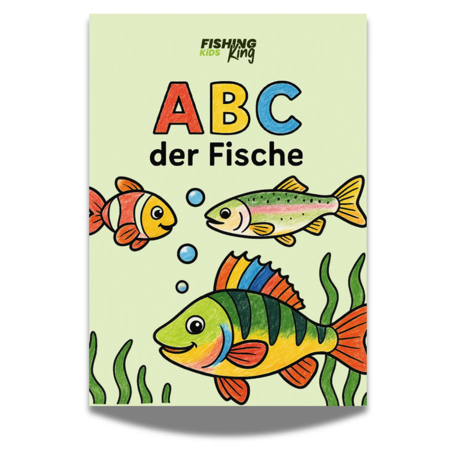 Fishing-King Kids "Malbuch - ABC der Fische"| Angelbücher