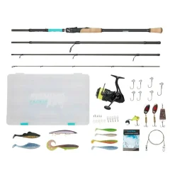 Fishing King Tackle Fishing-King Komplett-Set Zander/Hecht| Angelcombo Raubfisch|Sets