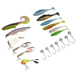Fishing King Tackle Fishing-King Komplett-Set Zander/Hecht| Angelcombo Raubfisch|Sets