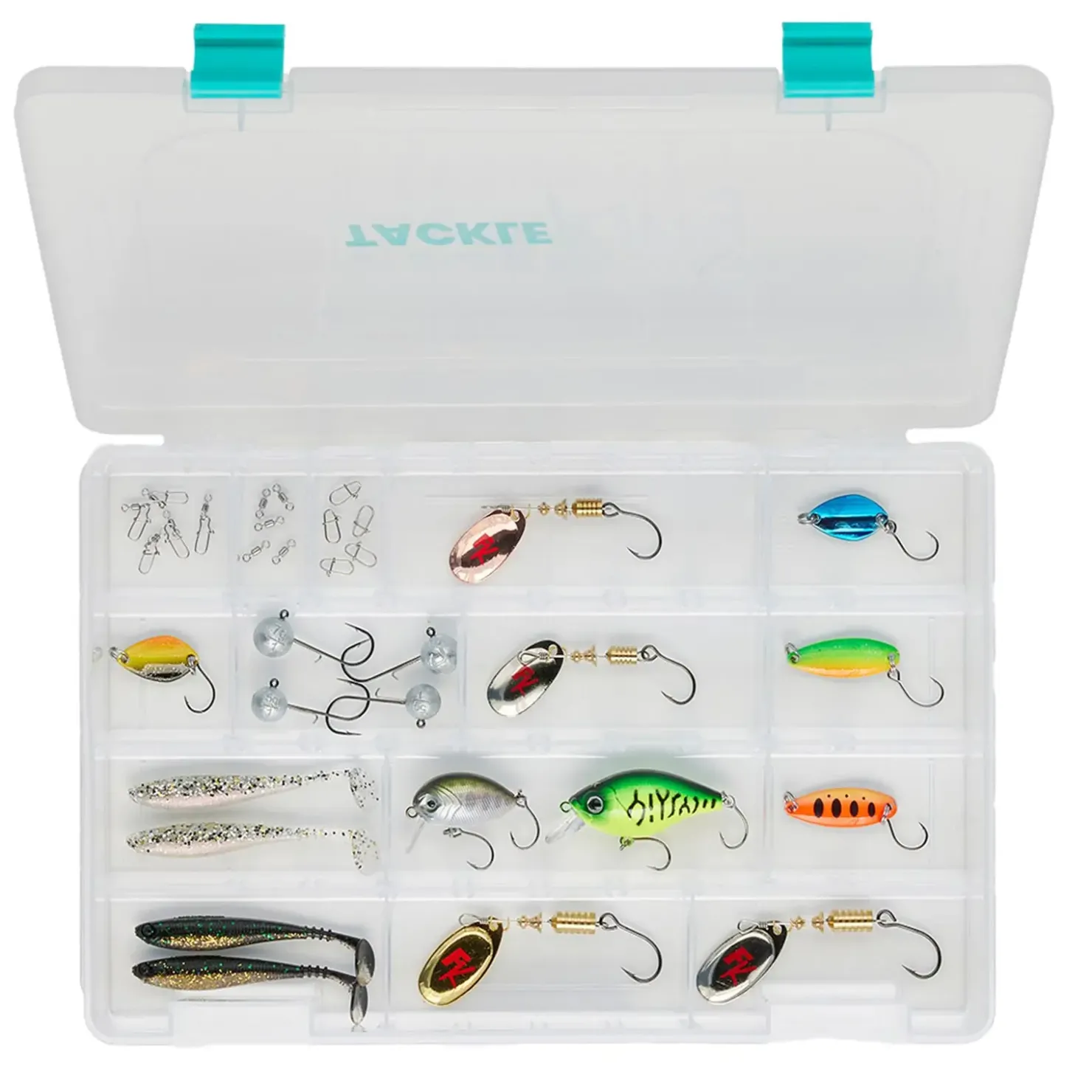 Fishing King Tackle Fishing-King Tackle Box Forelle| Forellenköder|Angelset Raubfisch - Zubehör & Köder