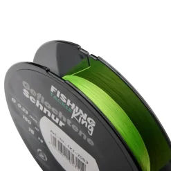 Fishing King Tackle Fishing-King Tackle 8-fach Geflochtene Schnur Chartreuse 150m 0,23mm Hecht| Geflochtene Angelschnur