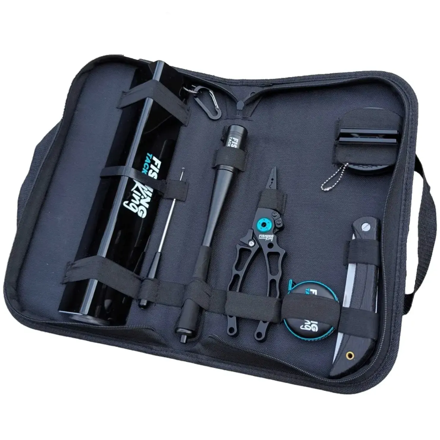 Fishing King Tackle Fishing-King Tackle Waidgerechte Zubehörtasche| Angelset Raubfisch - Zubehör & Köder|Zubehör