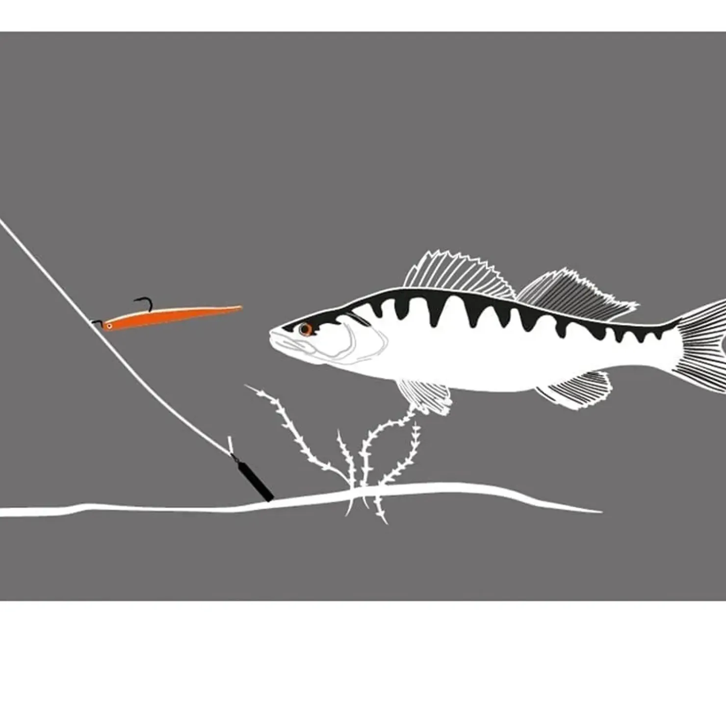 Fladen Dropshot Set 7 & 10g 8,5-9,5cm 6 Teile Angelset| Sets Spinnfischen|Set Drop Shot - Zubehör & Köder