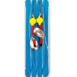 Fladen Paternoster Rig 1/0 gelb rot Brandungsvorfach| Heringsvorfach|Meeresangeln Vorfach