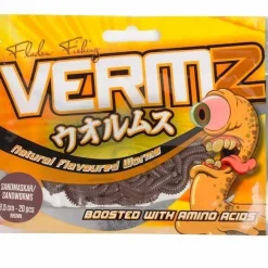 Fladen Vermz Sandwurm Imitation 8,5cm 20 Stück| Creature Baits|Angeln Nordsee Köder