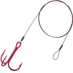 flexonit ACR 50cm 0,27mm 4 Stahlvorfach| Stahlvorfach Mit Haken|Stahlvorfach Mit Haken