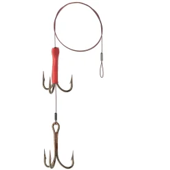 flexonit VMC Drilling x2 9649 System AH 0,45mm/20,0kg/50cm Gr. 1/0 Stahlvorfach| Stahlvorfach Systeme|Stahlvorfach Mit Haken