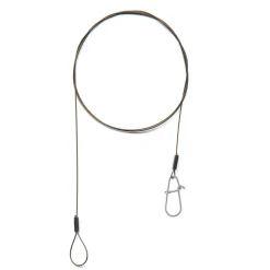 flexonit Vorfach ADS-BKK 7x7 Snap 0,27mm 2Stück 50cm  Stahlvorfach| Spinnstangen|Stahlvorfach Für Kunstköder