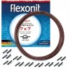 flexonit 7x7 Stahlvorfach 0,27mm + passende Quetschhülsen komplett Angelset| Combos Spinnangeln|Zubehör Spezial Raubfischangeln