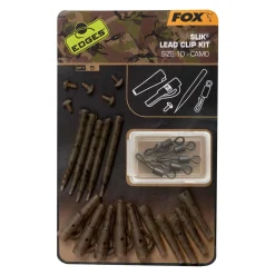 Fox Edges Camo Silk Lead Clip Kit Karpfenzubehör Set| Karpfen Rig|Sets Karpfenangeln Zubehör