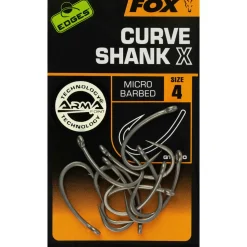 Fox Edges Curve Shank X size 4 Karpfenhaken| Karpfen Haken|Karpfen Haken