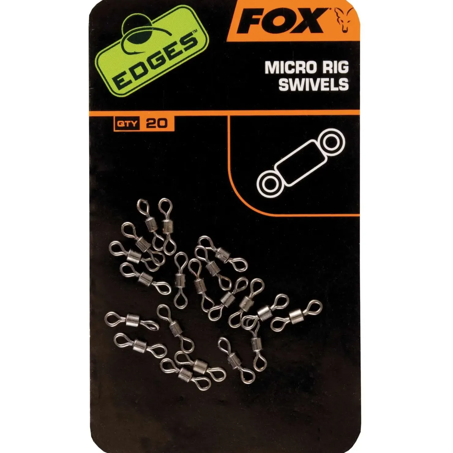 Fox Edges Micro Rig Swivels für Rig Karpfenangeln Zubehör| Karpfen Rig|Karpfen Rig Und Zubehör