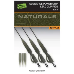 Fox Naturals Sub Power grip lead clip 30lb Karpfen-Zubehör| Karpfen Rig|Karpfen Rig Und Zubehör