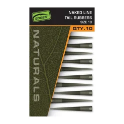 Fox Naturals Sz 10 Naked Line Tail Rubbers Karpfen-Zubehör| Karpfen Rig|Karpfen Rig Und Zubehör