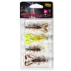 Fox Rage UV Micro Critter 5cm x 4St. Loaded 3g Gummikrebs-Set| Barsch Gummiköder|Gummikrebse