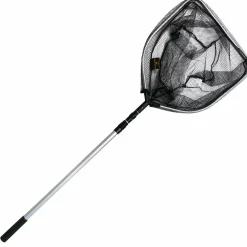 FTM Hecht-Karpfen-Kescher 57x47cm gummiert Tele| Kescher Raubfischangeln|Großfischkescher