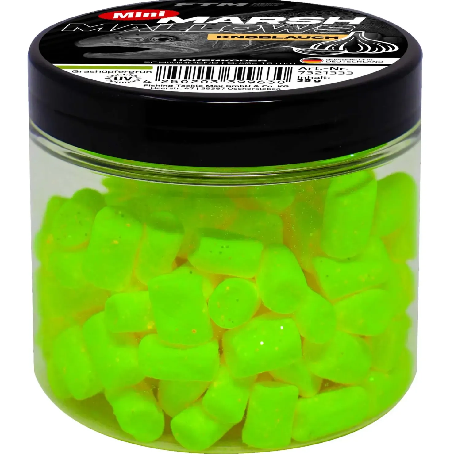 FTM Marshmallow Knoblauch Mini schwimmend 35 g Forellenköder| Boilies & Pop-Ups