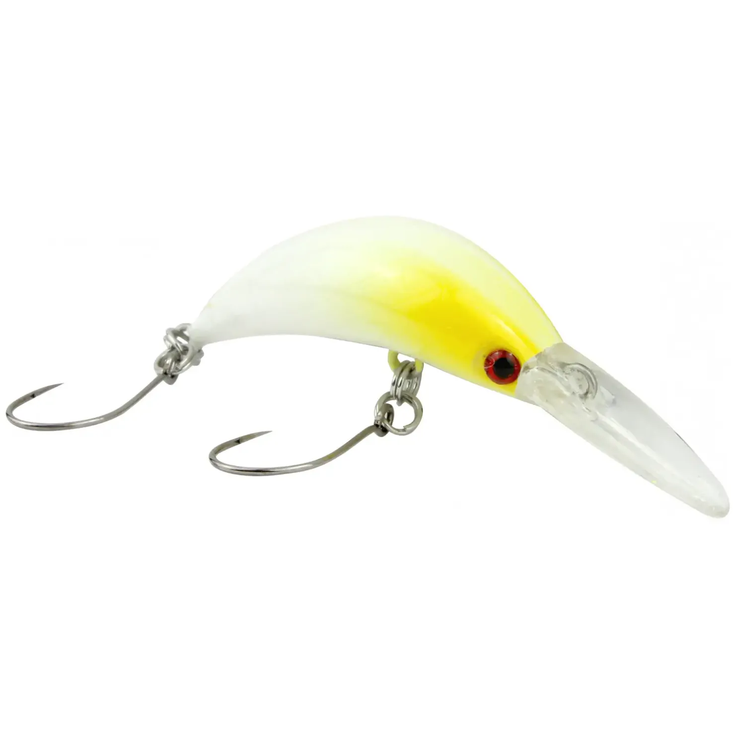 FTM Mega Masu MR 3,5cm 2,0 g Crem Weiß - Gelb Wobbler| Forellen Wobbler|Wobbler